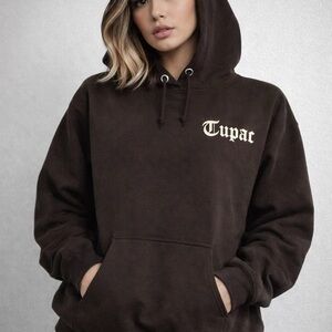 2Pac “All Eyez On Me” Black Hoodie | Size M